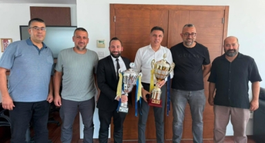 Yılmazköy SK’dan Başkan Hüseyin Amcaoğlu’na Ziyaret